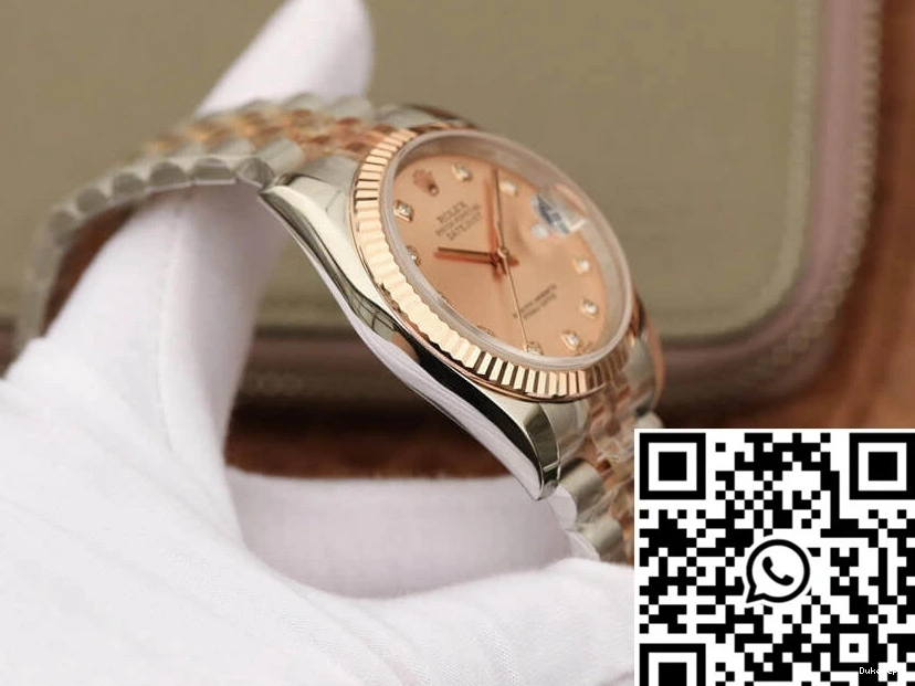 36MM Dial Rolex Factory Datejust 116231 Pink GM Diamond-set 0408